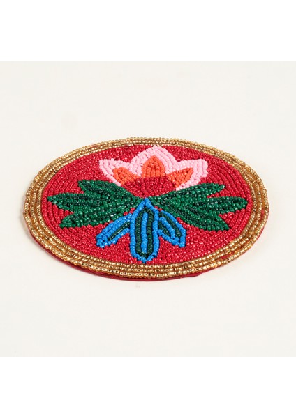 Dadrı Cam - Polyester Bardak Altlığı 10 cm Turuncu modelleri