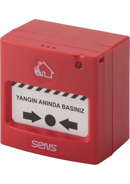 BRC-100 Resetlenebilir Konvansiyonel Röleli Yangın Ihbar Butonu