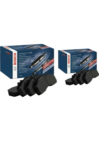 Vw Golf 6 Vı 2009-2012 Ön Arka Fren Balata Takımı