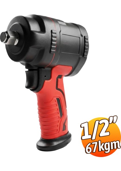 Havalı Somun Sökme Aleti 1/2 Inç 650NM 67KGM Profesyonel Darbeli indirimleri