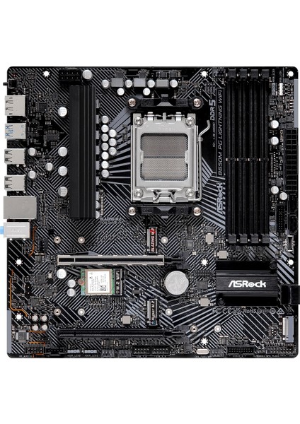B650M Pg Lightning Wifi 90-MXBK2-A0UAYZ Amd B650 Soket Am5 Ddr5 7200(OC)MHZ Matx Gaming (Oyuncu) Anakart modelleri