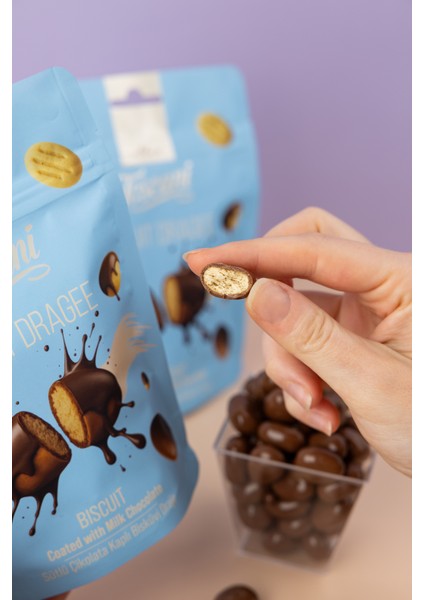 Sütlü Çikolata Kaplı Bisküvi Draje indirimleri