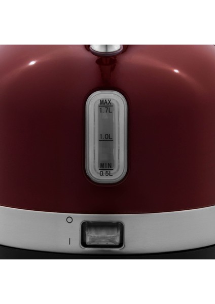 Retro Bordo Su Isıtıcı 1,7 lt Çelik Malzeme ile Hızlı Isıtma ve Güvenlik indirimleri