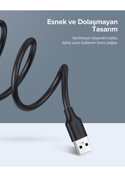 USB 2.0 Uzatma Kablosu Siyah 5 Metre, 10318