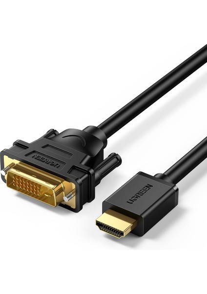 HDMI to DVI 1080P Çift Yönlü Görüntü Aktarma Kablosu, 3 Metre, 10136 indirimleri