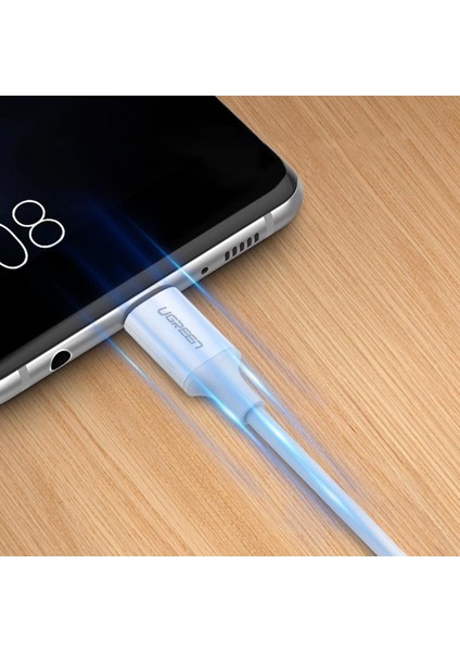 USB-C 100W 5A QC PD Hızlı Şarj Kablosu, 1 m, Beyaz, 60551 modelleri