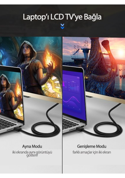 UHD 4K Yüksek Hızlı Ethernet ve HDMI Kablosu, 1 Metre, 10106 indirimleri