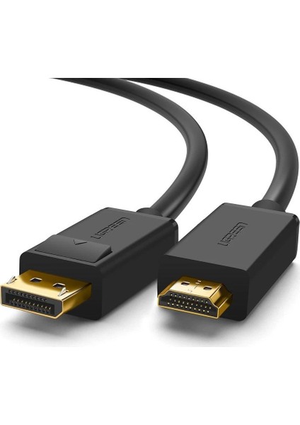 4K Displayport to HDMI Dönüştürücü Kablo 5 Metre, Siyah, 10204