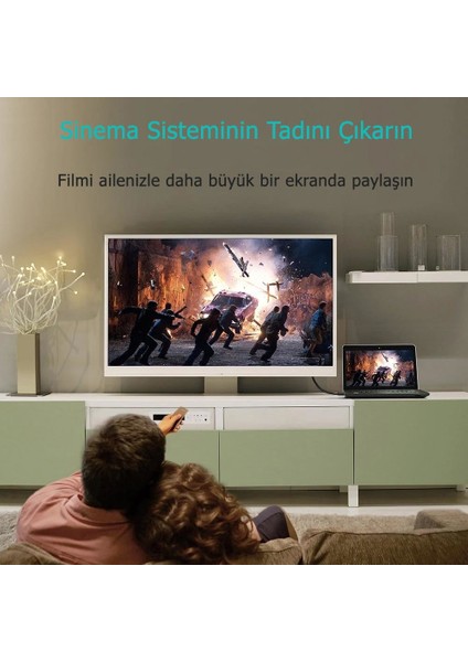 4K Displayport to HDMI Dönüştürücü Kablo 5 Metre, Siyah, 10204 modelleri