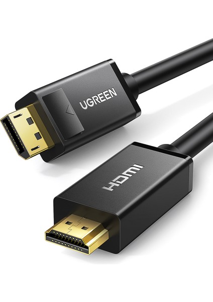 4K Displayport to HDMI Dönüştürücü Kablo 5 Metre, Siyah, 10204