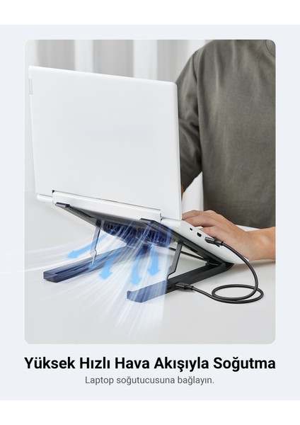 USB-A 3.0 Data Kablosu 1 Metre, Siyah, 10370