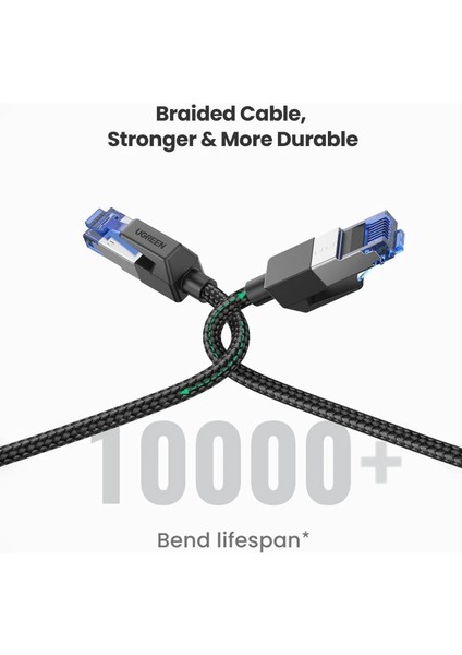 Cat8 25Gbps 2000Mhz Örgülü Ethernet Kablosu 3 Metre, 80432 indirimleri