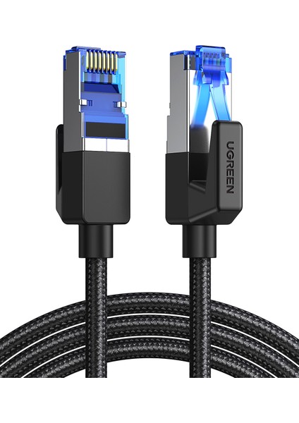 Cat8 25Gbps 2000Mhz Örgülü Ethernet Kablosu 3 Metre, 80432