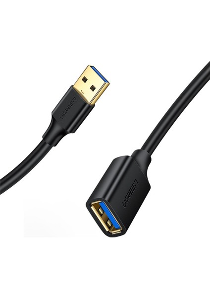 USB 3.0 Uzatma Kablosu 2 Metre, Siyah, 10373