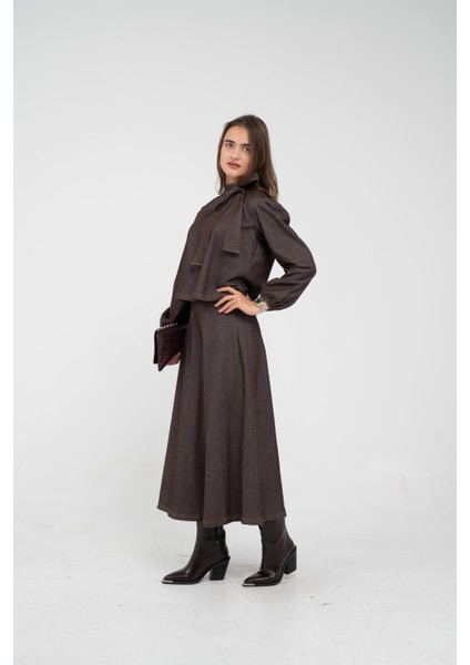 Fiyonk Yaka Detaylı Modern Ikili Kadın Takım 1765 fiyatları