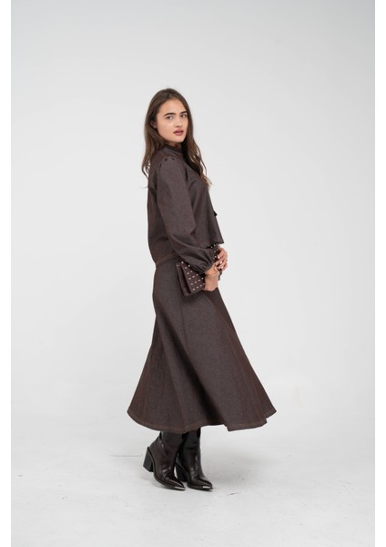 Fiyonk Yaka Detaylı Modern Ikili Kadın Takım 1765 fırsatları