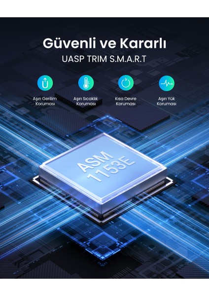 USB 3.0 2.5 İnç Harici HDD/SSD Disk Kutusu, 30848