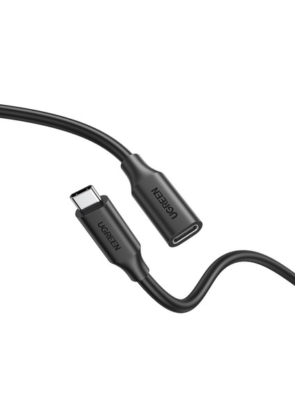 Type-C Erkek to Type-C Dişi Uzatma Kablosu 1 Metre, 10387