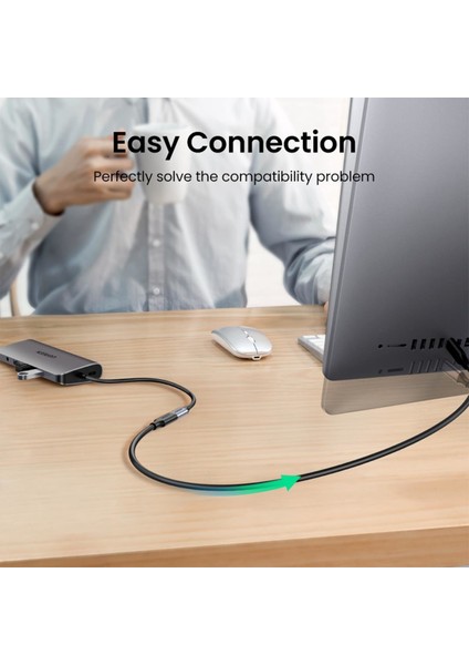 Type-C Erkek to Type-C Dişi Uzatma Kablosu 1 Metre, 10387 modelleri