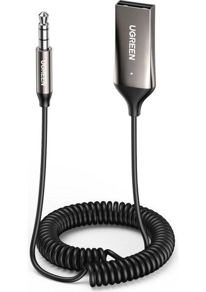 USB 2.0 to 3.5mm Mikrofonlu Bluetooth 5.0 Araç Kiti, 70601