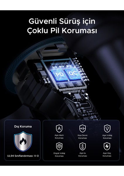 30W 3 Portlu Araç Içi Şarj Cihazı Çakmaklık Adaptörü, 45843