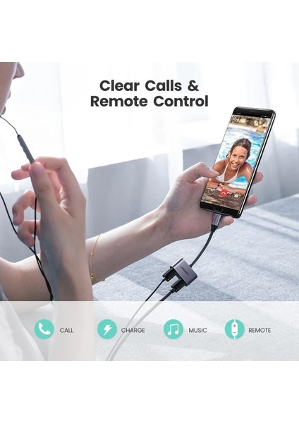 USB-C to 2xUSB-C Kulaklık ve Şarj Adaptörü, 60165 indirimleri