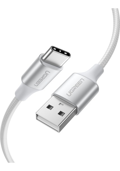 Örgülü USB Type-C Şarj ve Data Kablosu, 50 cm, 60130