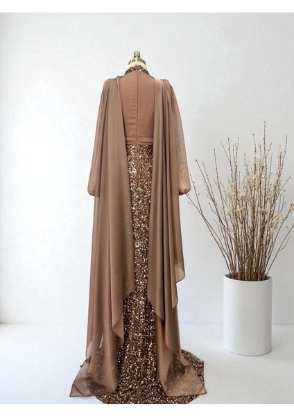 Tesettür Linet Abiye modelleri