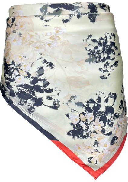 Scarf Classic Butteryellow-Red Fular 70*70 cm indirimleri