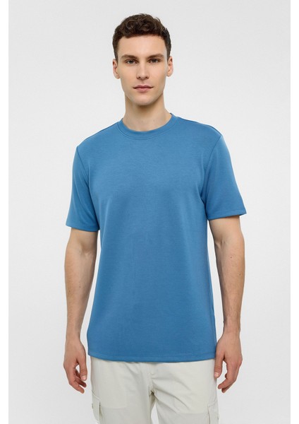 Indigo Regular Fit Bisiklet Yaka Tişört