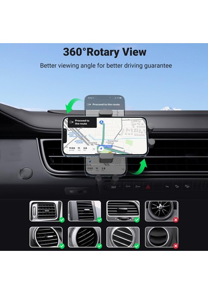 Magsafe 15W Kablosuz Araç İçi Hızlı Şarj Cihazı, Otomatik Sensörlü Tutucu, Siyah, 40118 indirimleri