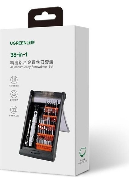 38 Parça Alüminyum Alaşımlı Hassas Elektronikçi Tornavida Seti, 80459 fırsatları
