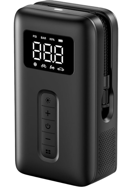 Taşınabilir Hava Kompresor Siyah - 15951