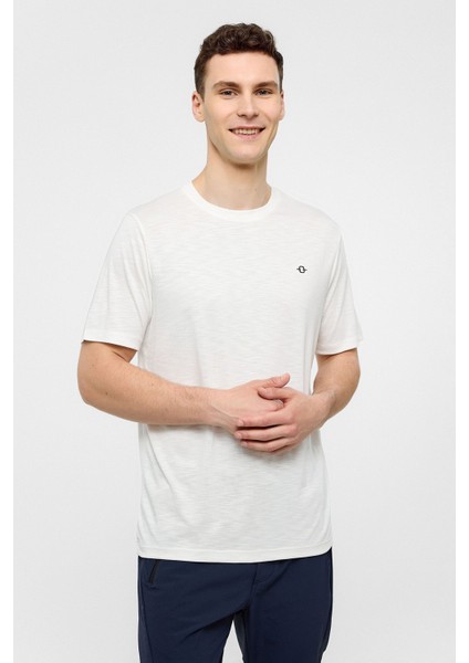 Beyaz Basic Flamlı Tişört fiyatları