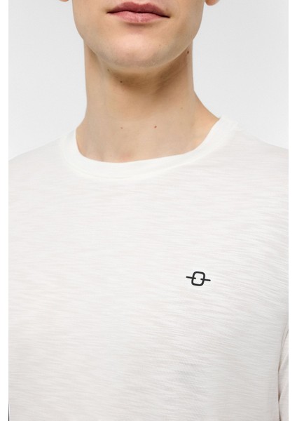 Beyaz Basic Flamlı Tişört fırsatları