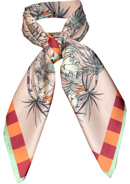 Scarf Ecru-Kedi Fular 70*70 cm fiyatları