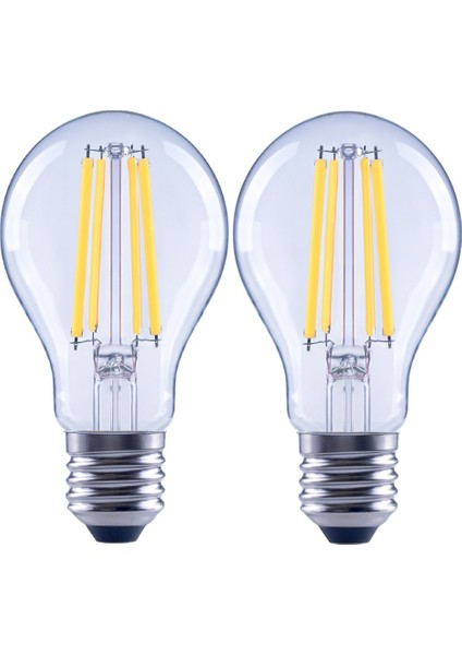 LED 11W 6500K 1521LM E27 Duy Beyaz Işık 2'li Paket Ampul