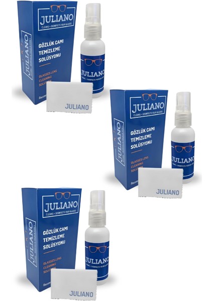 3 Adet Gözlük Temizleme Antistatik Solusyon Sprey Set