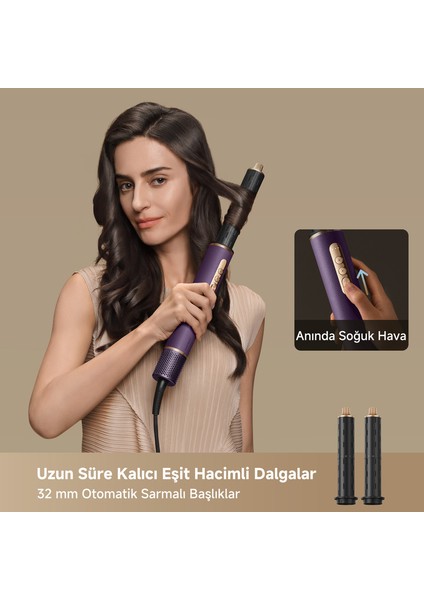 Airstyle Pro Saç Şekillendirme Seti Mor fiyatları