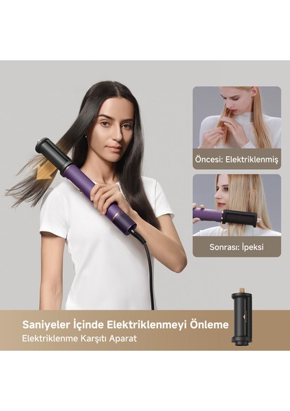 Airstyle Pro Saç Şekillendirme Seti Mor modelleri