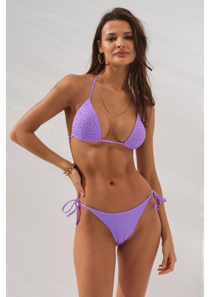Üçgen Doldulu Brazilian Bikini Mor 231223 indirimleri