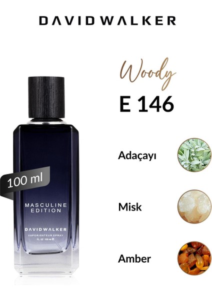 E146 Marry 100 ml Erkek Parfüm | Woody