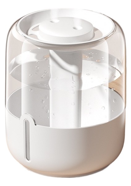 Büyük Kapasiteli Nemlendirici - Ev, Yurt, Ofis, Yatak Odası, Masaüstü Için USB Çift Spreyli, Gece Lambalı (Yurt Dışından)