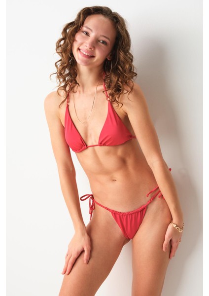 Marine İpli Bikini Tek Alt