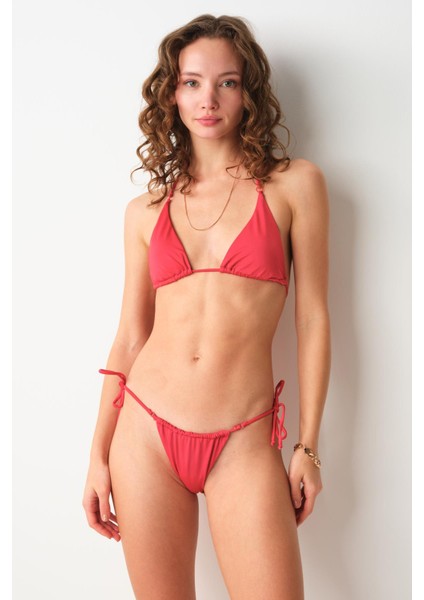 Marine İpli Bikini Tek Alt