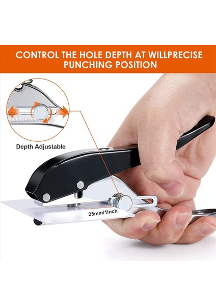 3x Delik Yumruk 3/8 INÇ-10MM Tek Delik Delin Punch Ağır Hizmet Deli Punch Single Taşınabilir Elde Taşınabilir Uzun Delik Deliği Punch (Yurt Dışından) fırsatları