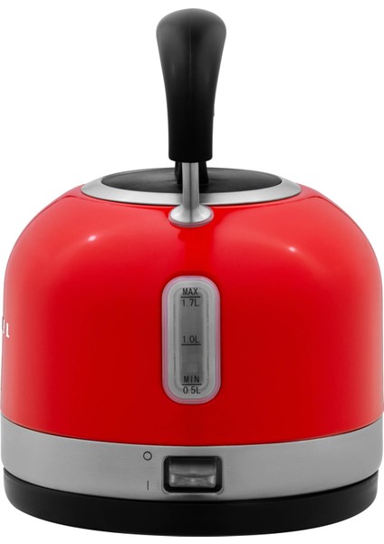 Retro Kırmızı Su Isıtıcı