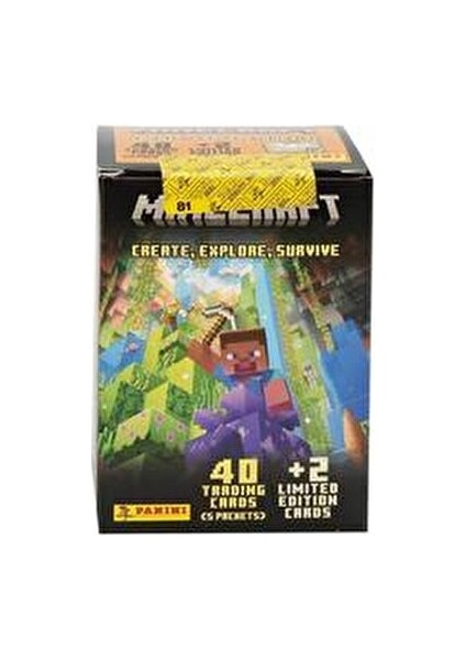Minecraft Trading Card Seti 40 Adet Kart ile Oyun Dünyasının Karakterlerini Keşfet fırsatları