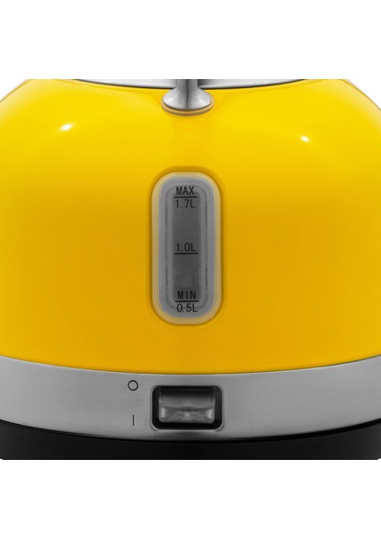 Retro Su Isıtıcı 1,7 Lt Paslanmaz Çelik Gizli Rezistans Otomatik Kapanma Sarı Renk indirimleri