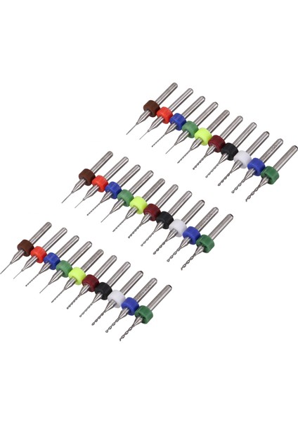 30 Karbür Mini Matkap Bitleri Paket Cnc Pcb (0 3-1 2mm) (Yurt Dışından)